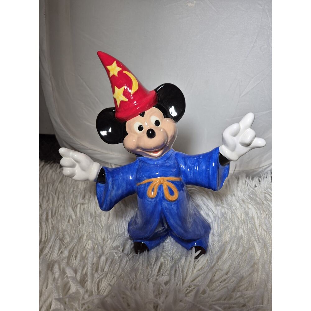 💥 Walt Disney's Fantasia Mickey Mouse Sorcerer's Apprentice Clay GENUINE Ts
